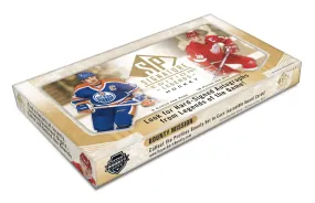 2020/21 Upper Deck SP Signature Edition Legends Hockey Hobby Box 18 Packs Per Box, 5 Cards Per Pack