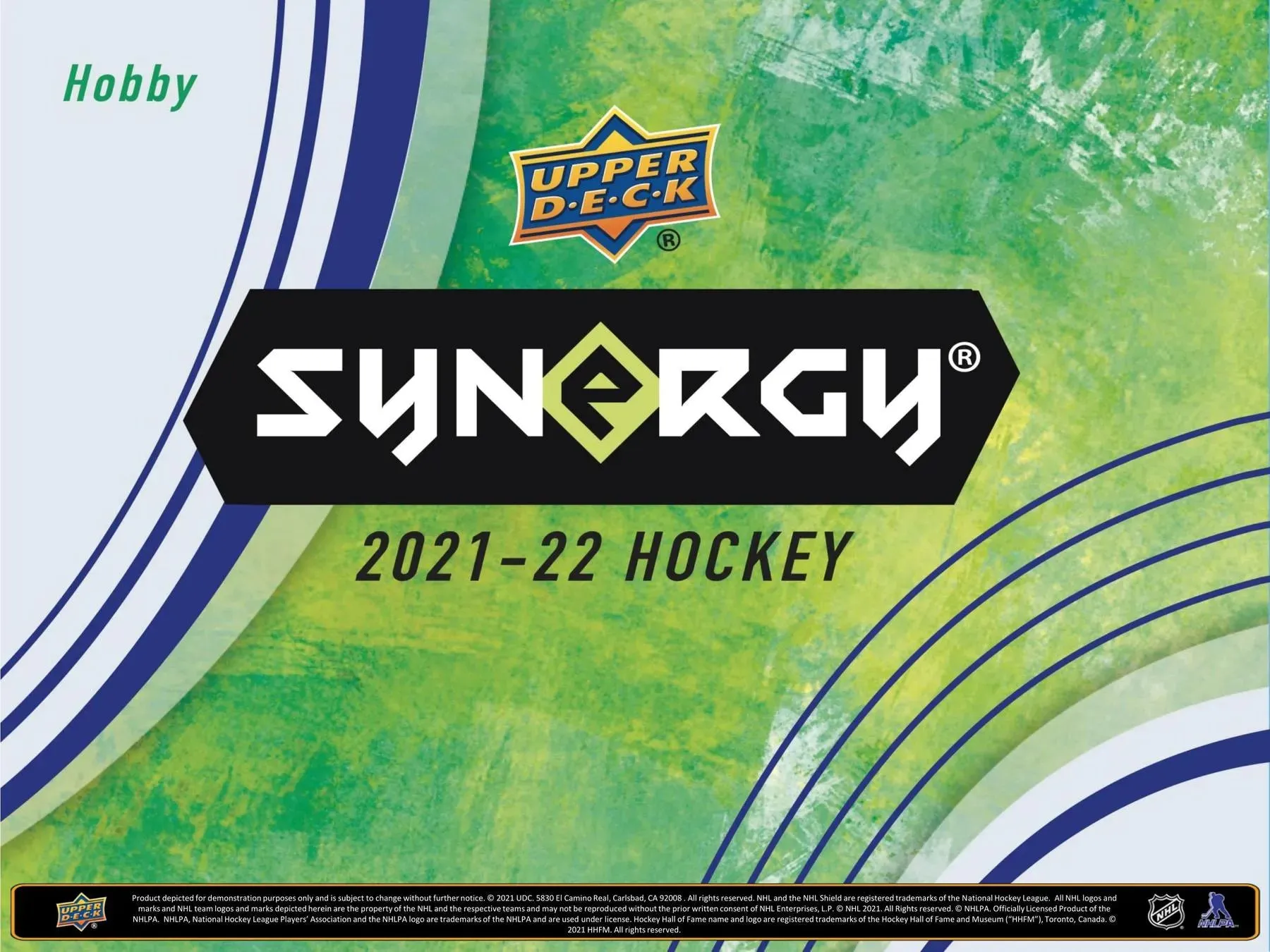 2021/22 Upper Deck Synergy Hockey Hobby Box 8 Packs Per Box, 3 Cards Per Pack