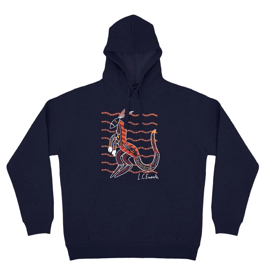 Adults Cozy Hoodie - Kangaroo By Louis Enoch