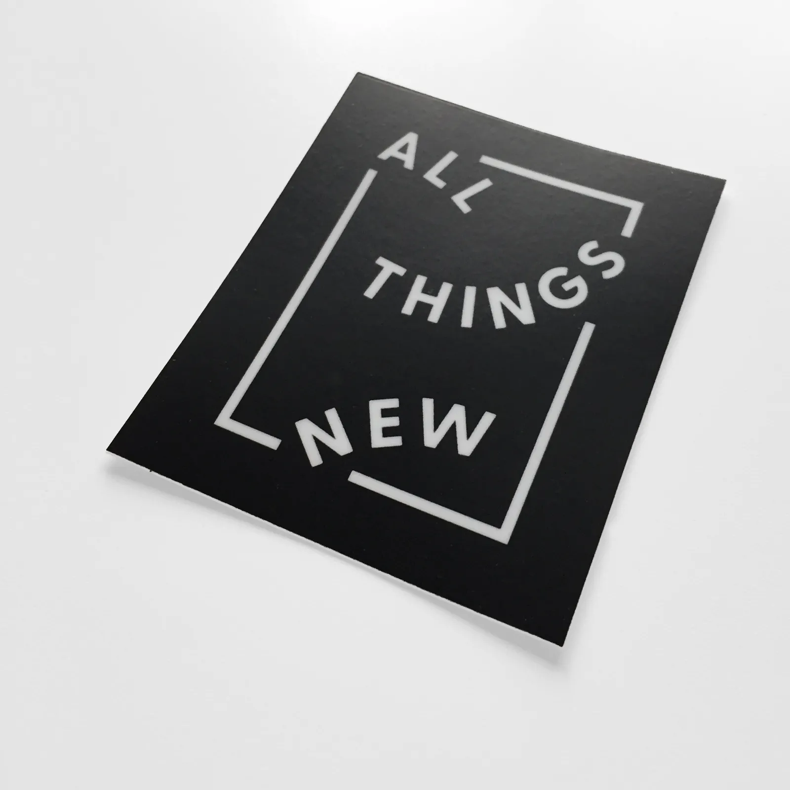 All Things New Vinyl Sticker