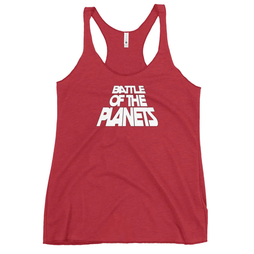 Battle Of The Planets Women's Racerback Tank