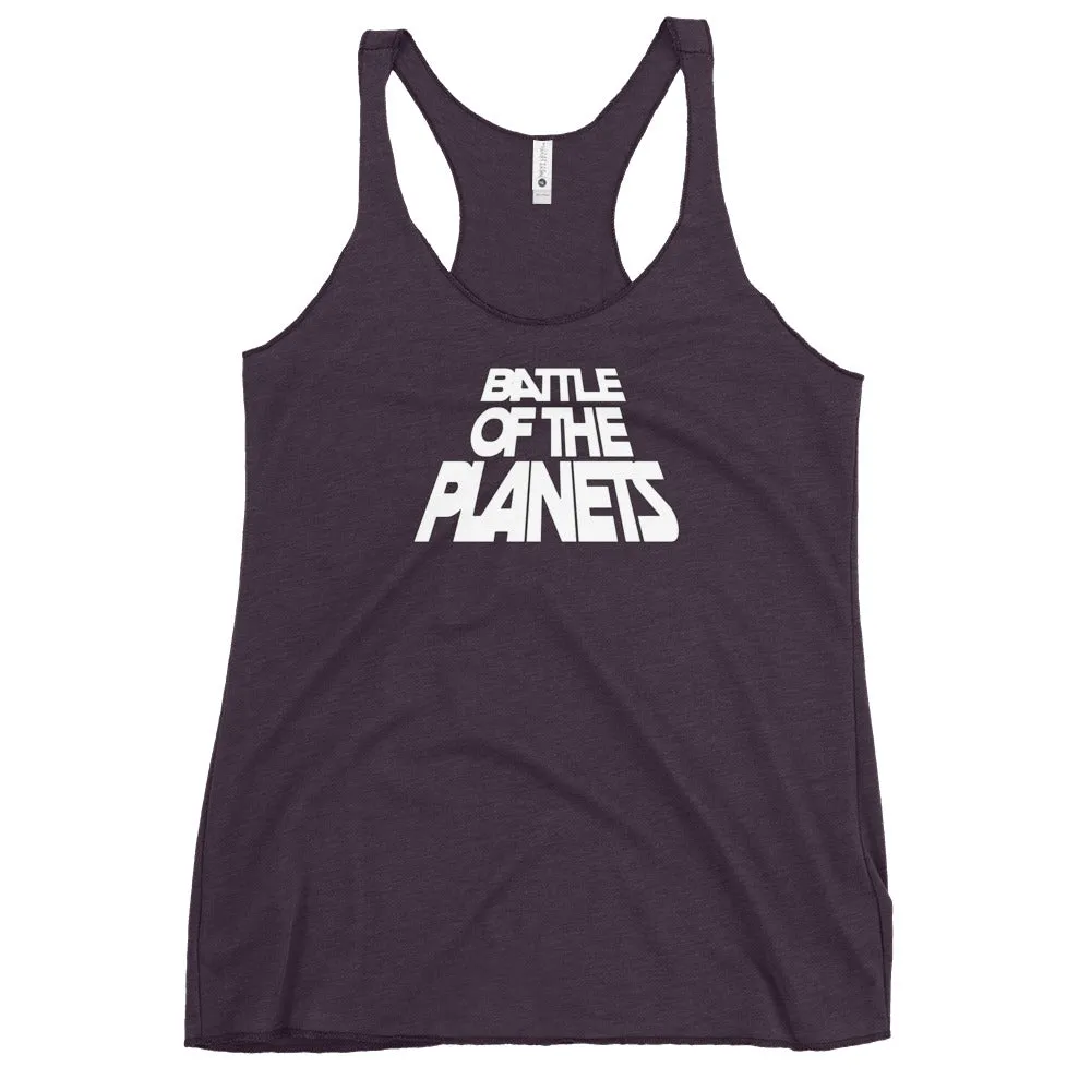 Battle Of The Planets Women's Racerback Tank