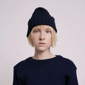 Beanie Ribbed - Navy