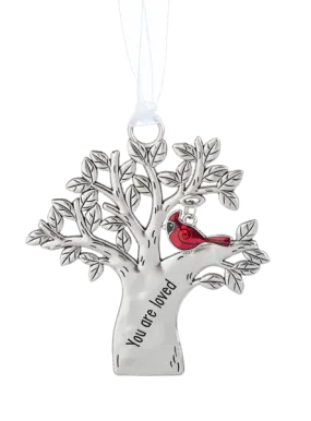 Beloved Cardinal Tree Ornament - Heartwarming Symbol of Affection