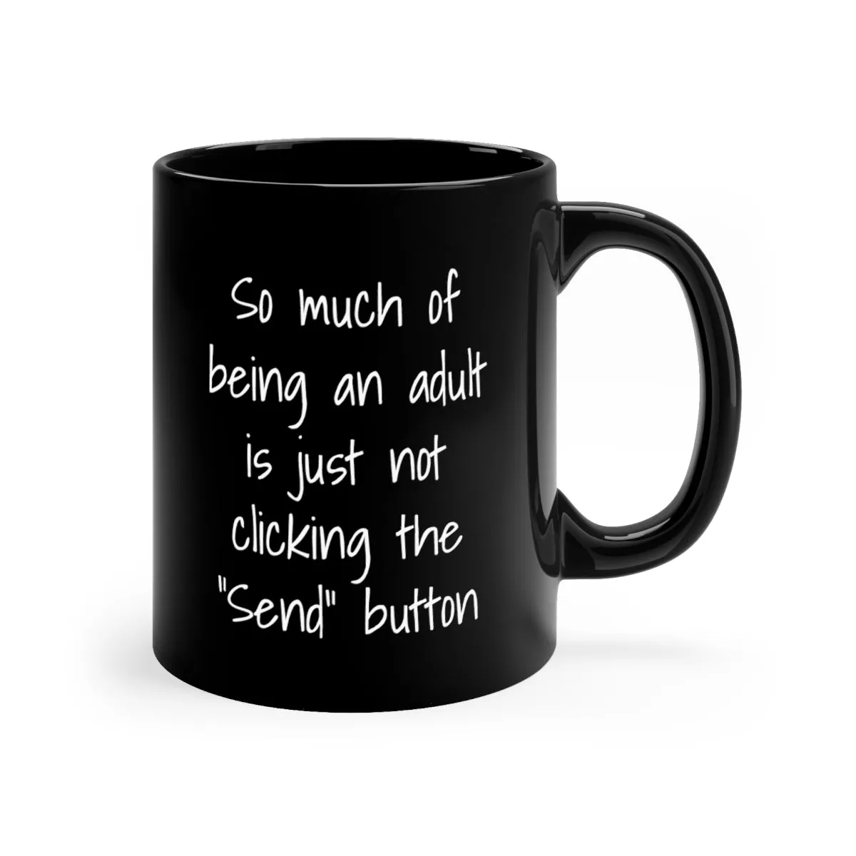 Black Coffee Mug - Adult