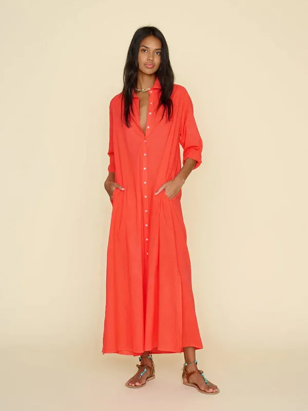 Boden Dress in Punch