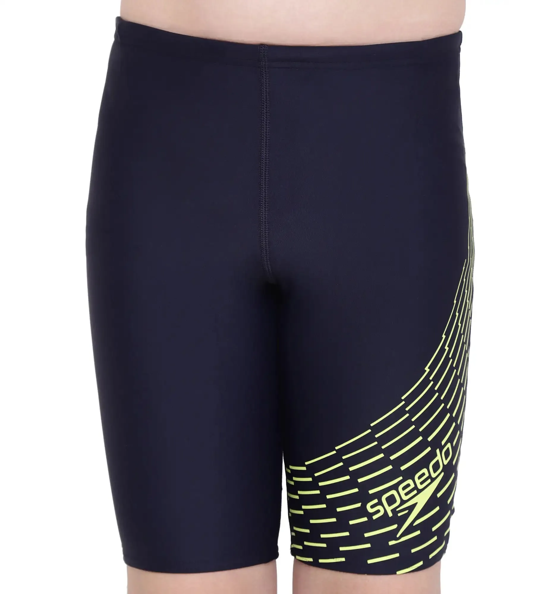 Boy's Endurance Medley Logo Jammer - True Navy  &  Spritz