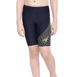 Boy's Endurance Medley Logo Jammer - True Navy  &  Spritz