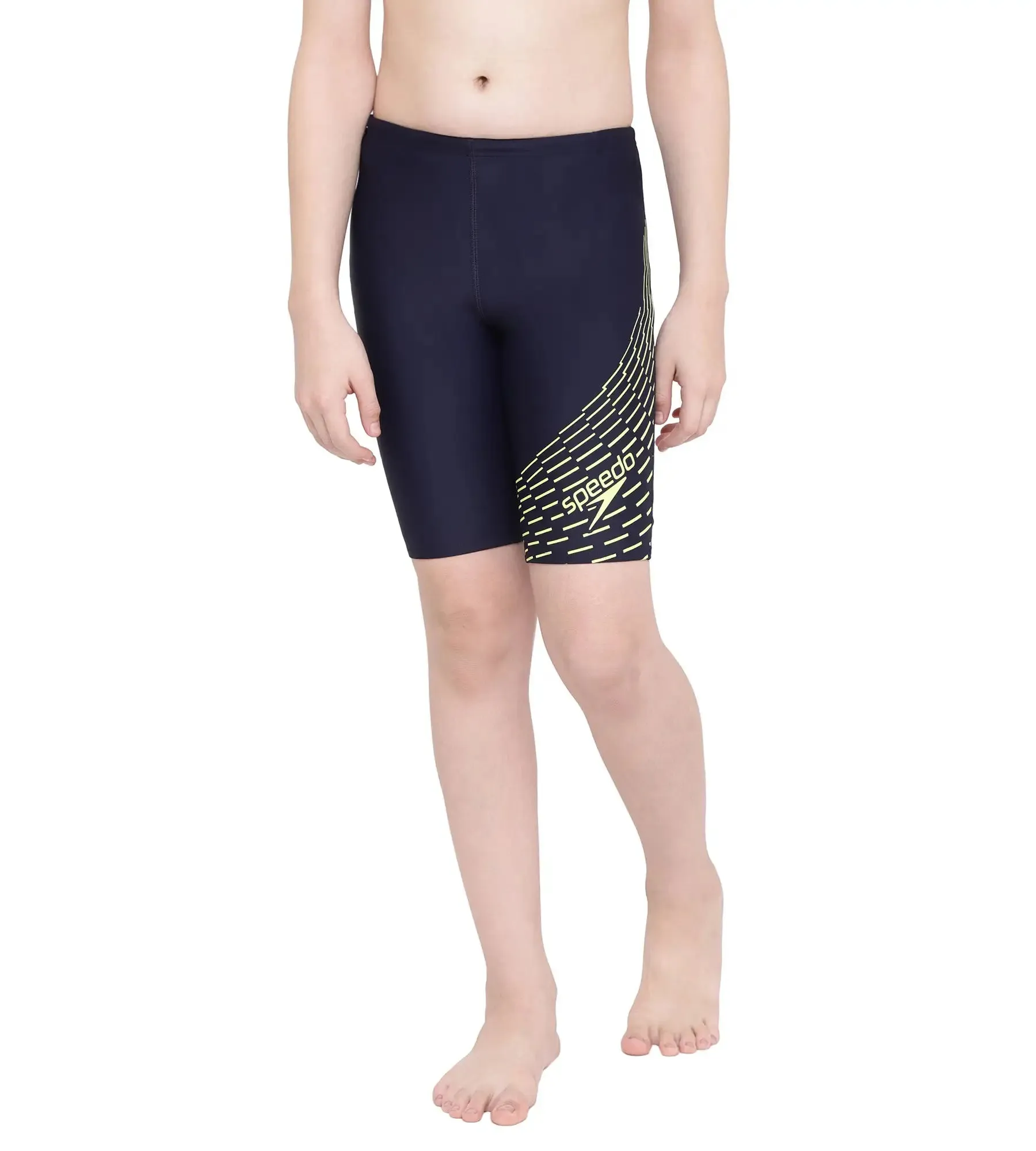 Boy's Endurance Medley Logo Jammer - True Navy  &  Spritz