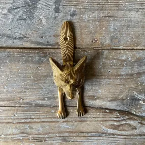 Brass Fox Door Knocker