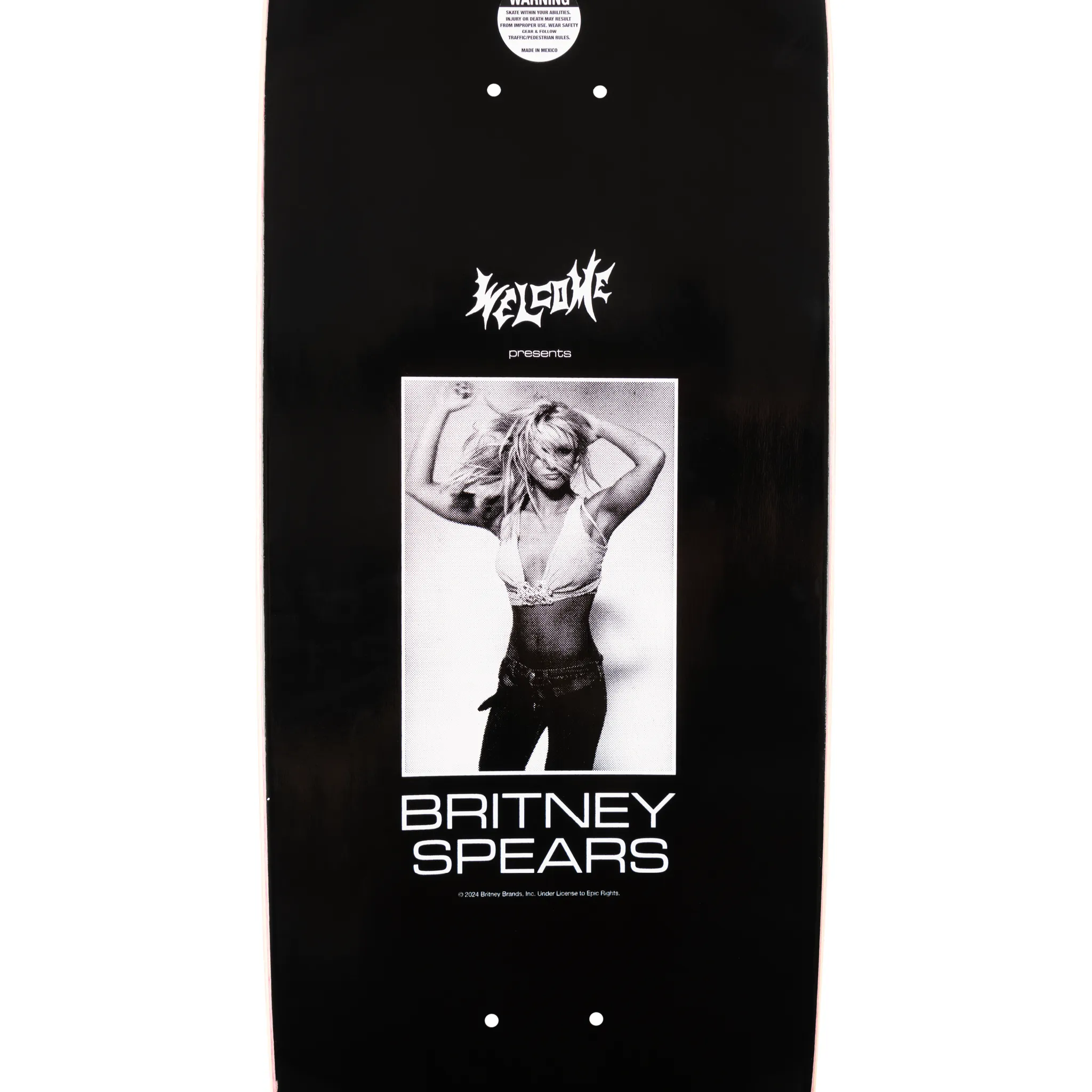 Britney Spears X Welcome - Snake on Son of Boline - Black/Pink Foil - 8.8"