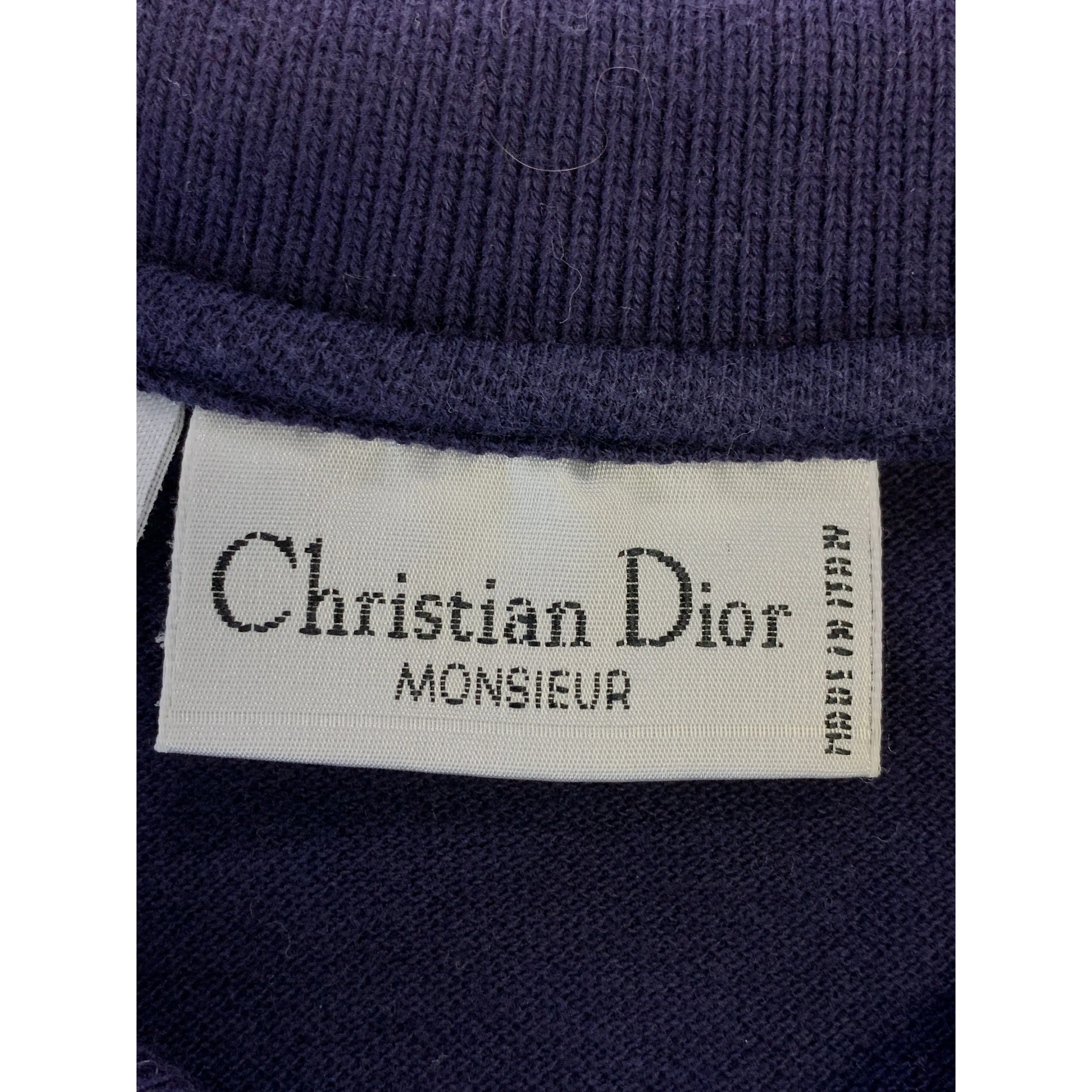 #Christian Dior MONSIEUR/Polo Rugby/3/NVY/Cotton/Plain