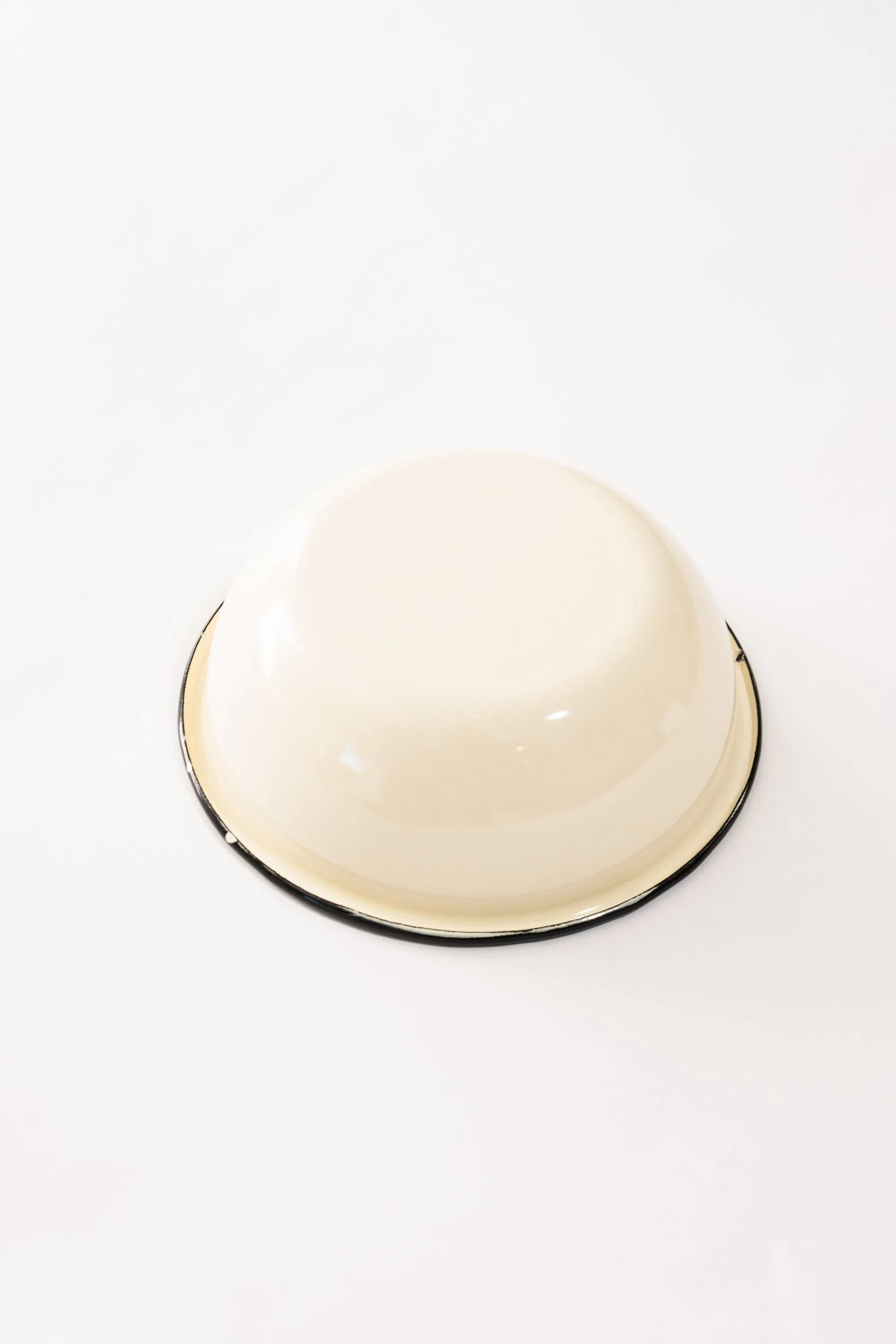 Cream Enamel Bowl