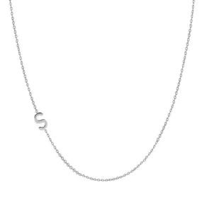 Custom Sideways Initials Necklace