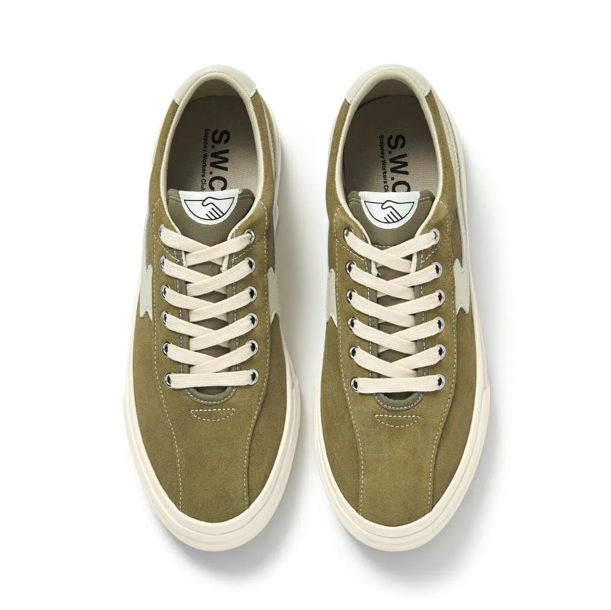 DELLOW S-STRIKE SUEDE W - MOSS/ECRU