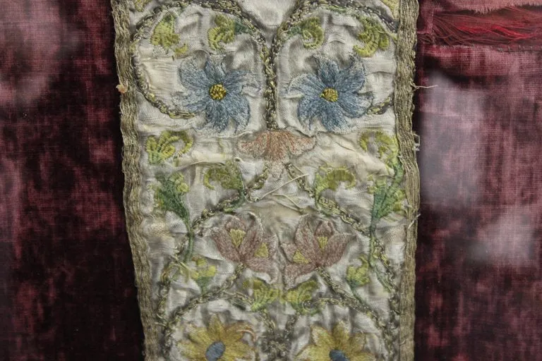 Embroidered Textile Chasuble Religious Vestment