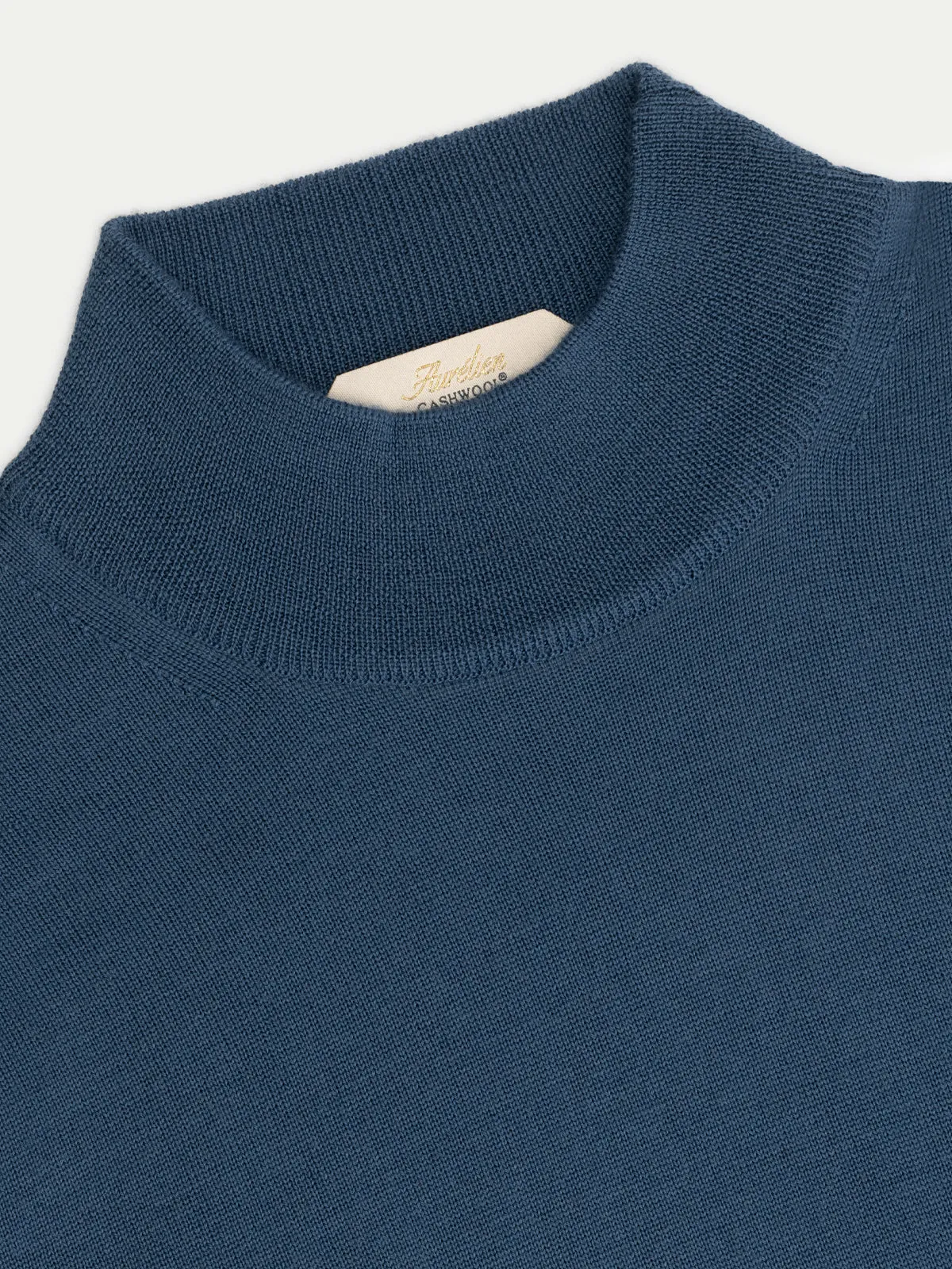 Extrafine Merino Mockneck Petrol