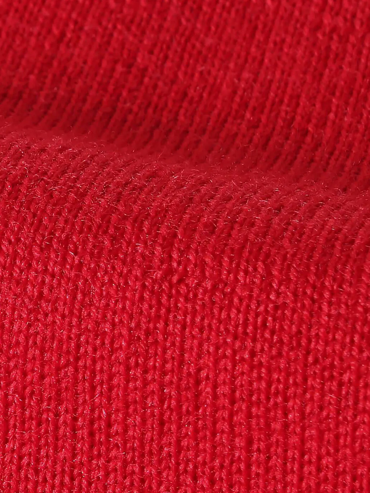 Extrafine Merino V-Neck Red