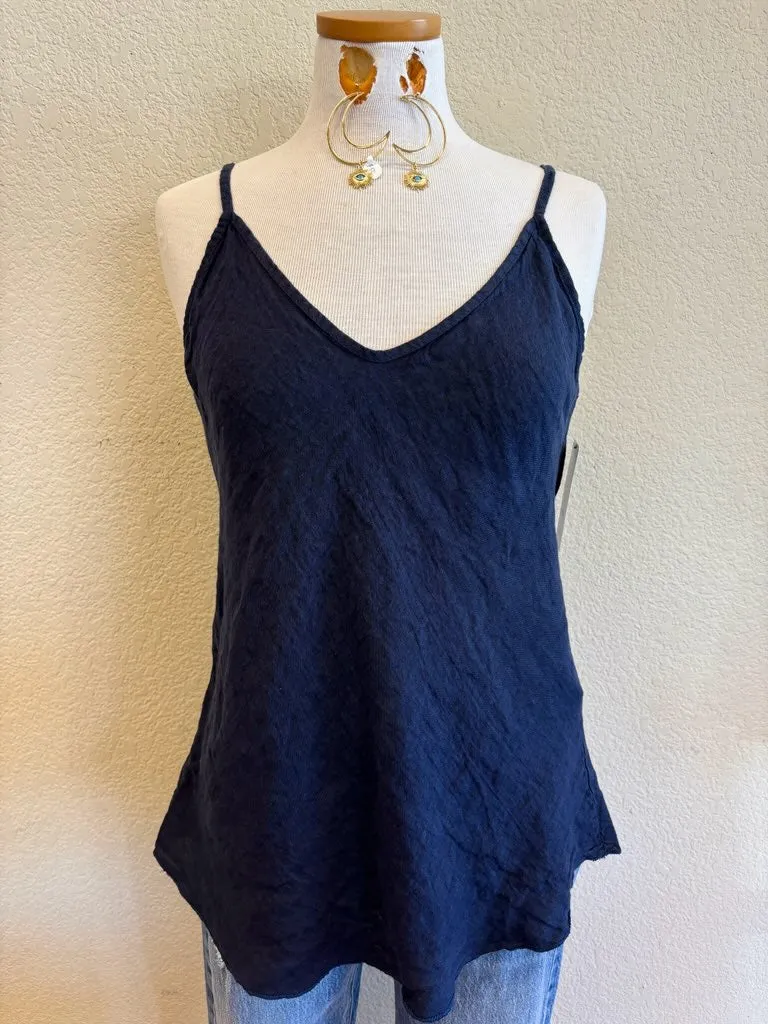 FRANKIE LINEN TANK