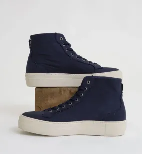 Garda High Top Trainer in Navy