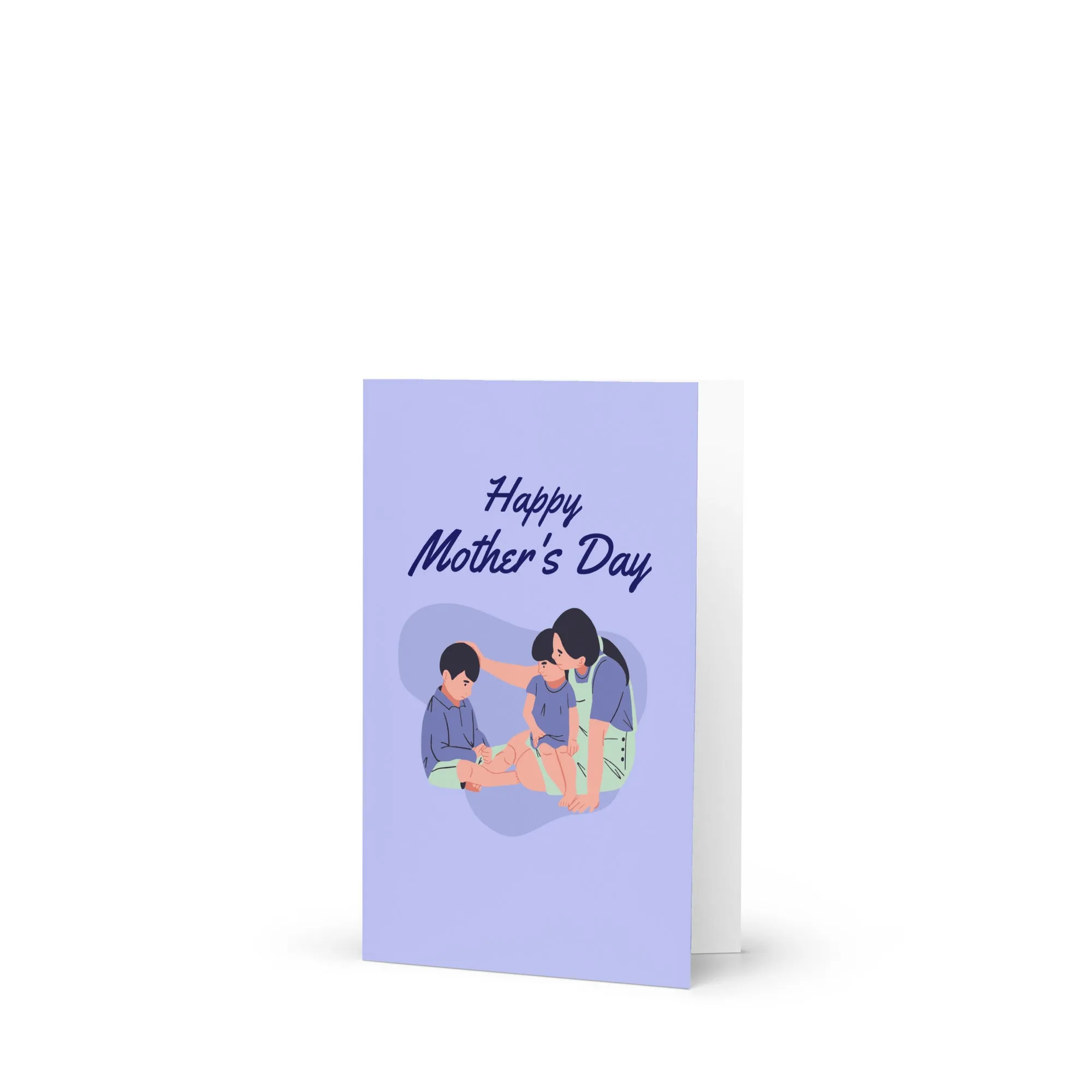 Happy mother's day purple Greeting card