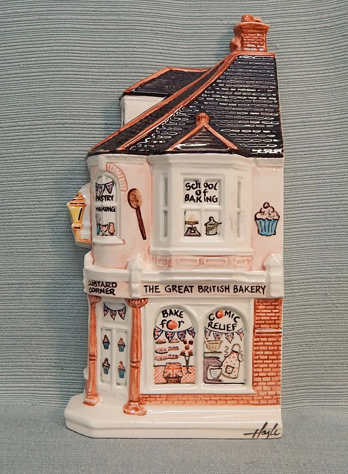 Hazle Ceramics "A Nation of Shopkeepers" Great British Bakery - Like New Condition