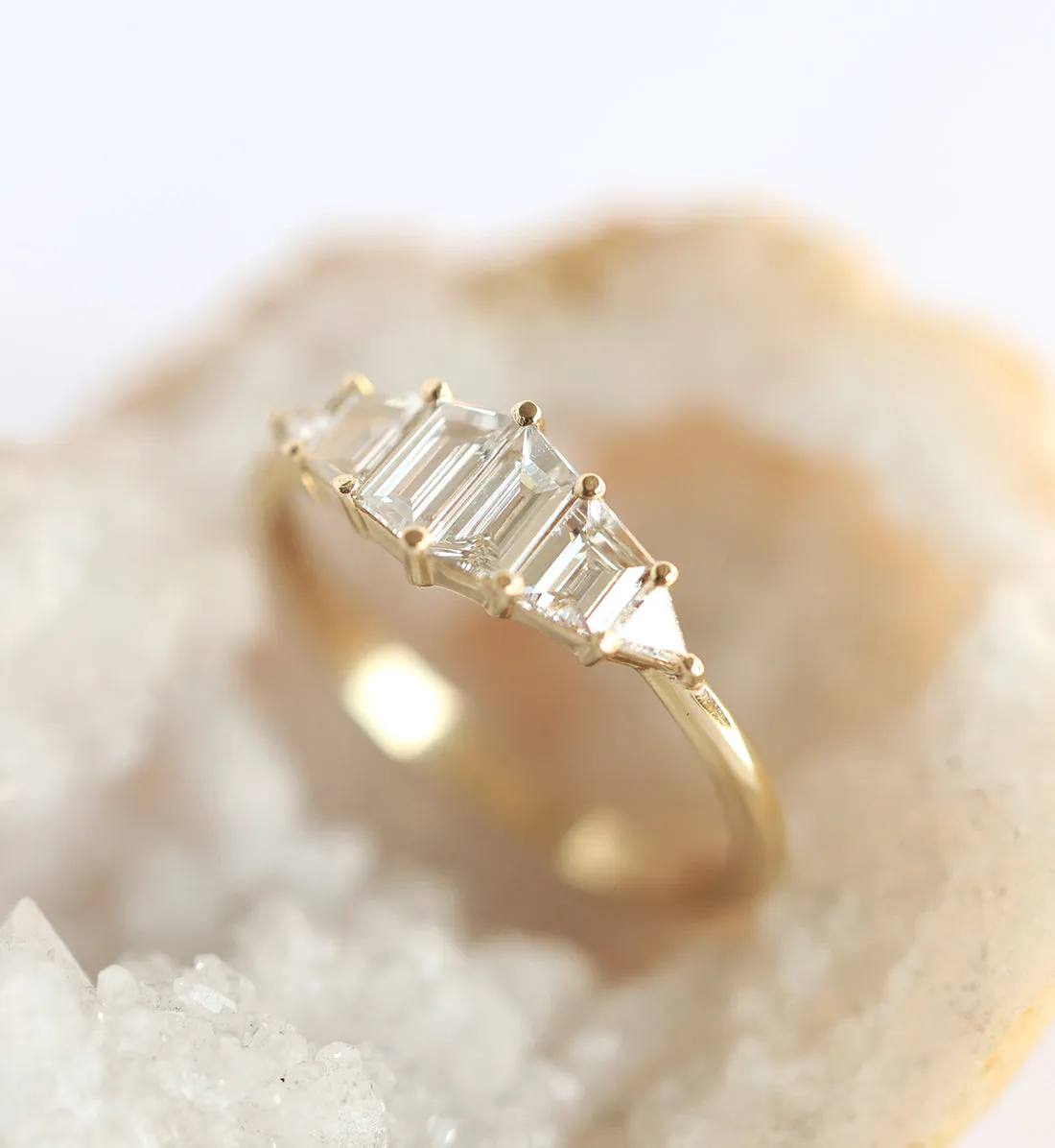 Irma Trapeze Diamond Ring