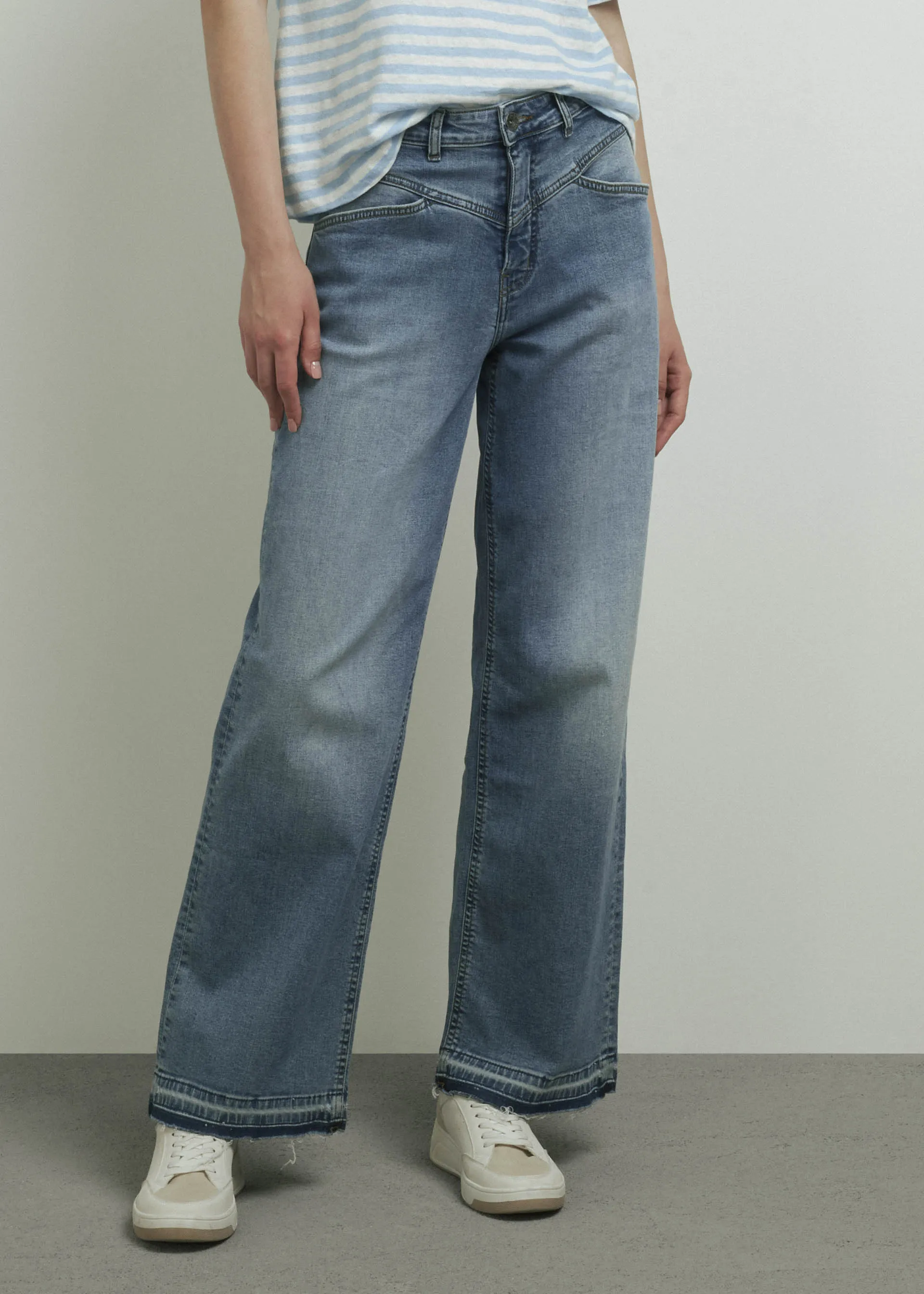 Jeans stratch ampi