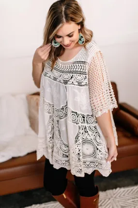 #L9 Tune In To Lace Tunic