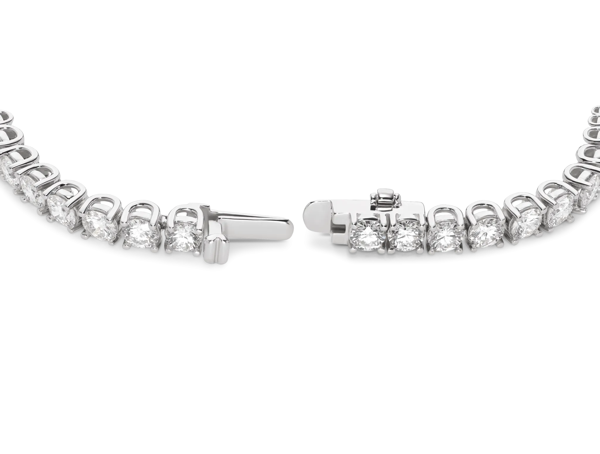 Lab-Grown Diamond Large Tennis Bracelet - G/H color, 6.5 length | White