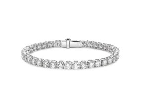 Lab-Grown Diamond Large Tennis Bracelet - G/H color, 6.5 length | White