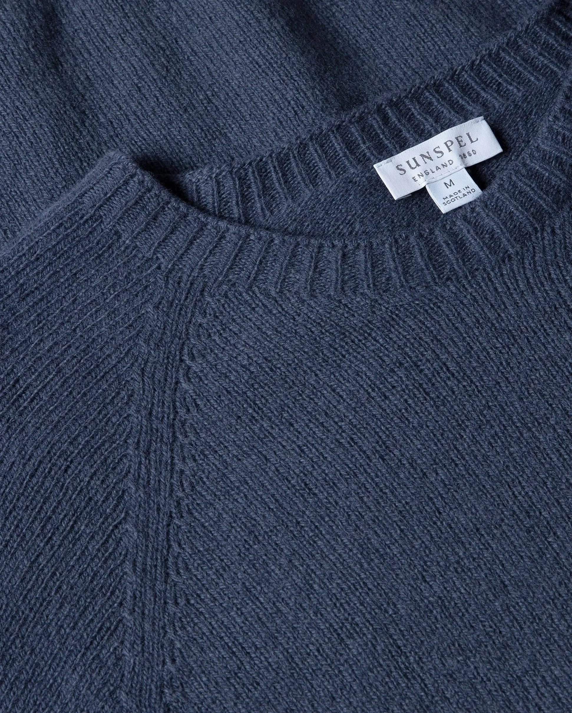 LAMBSWOOL CREW NECK / SLATE BLUE