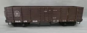 Lehmann D&R GW RR High Side Gondola G Scale Model Train Car