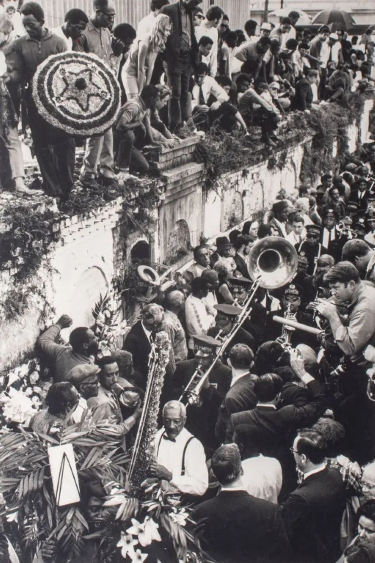 Leo Touchet "New Orleans Jazz Funeral" Photograph