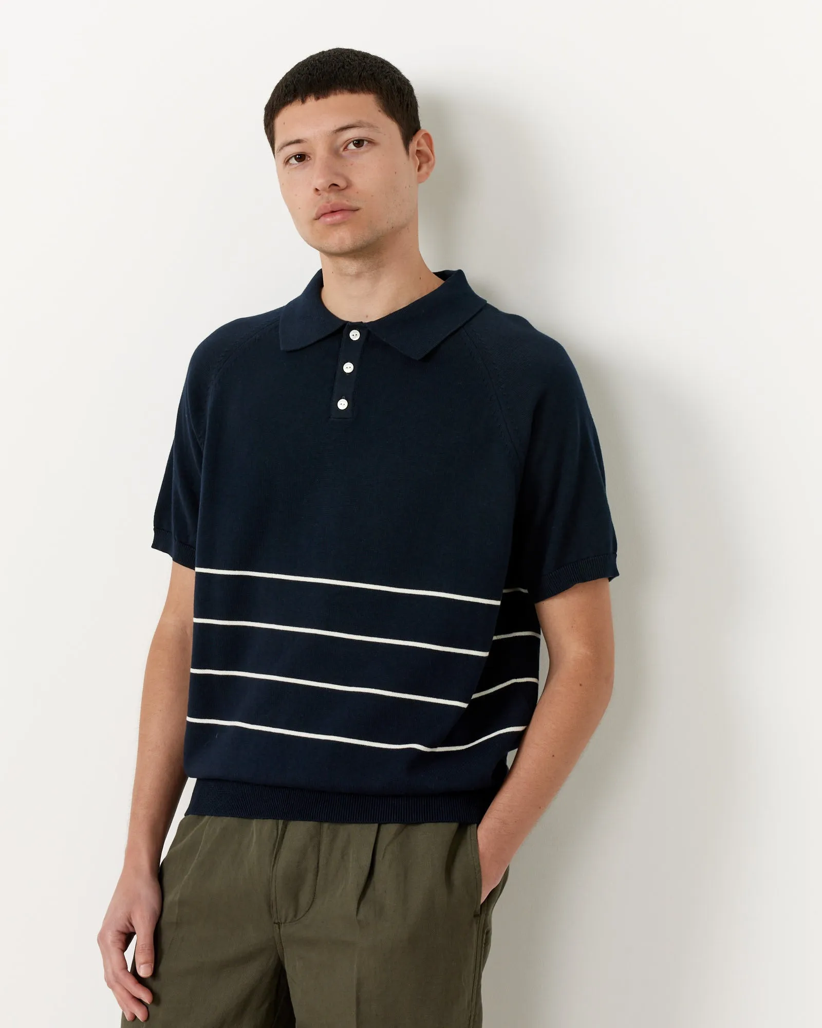 Link Polo in Navy