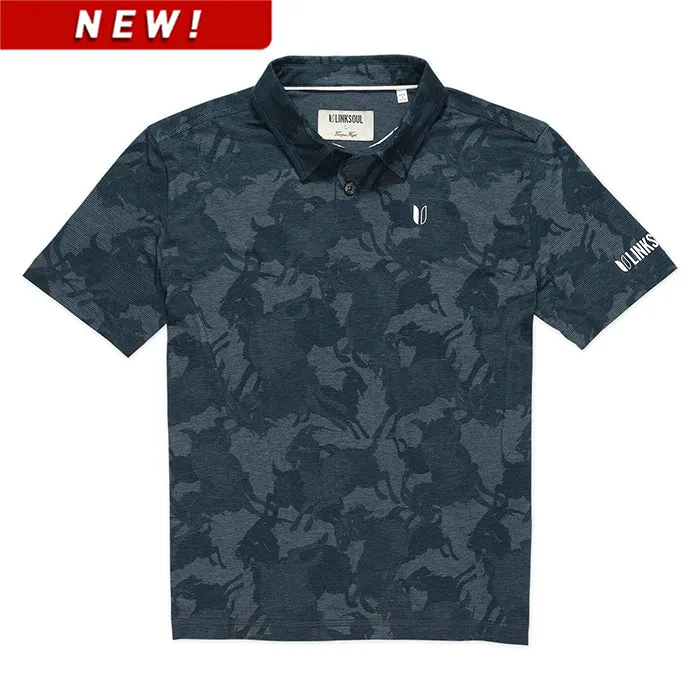 Linksoul Delray Camo Youth Polo