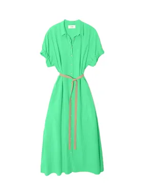 Linnet Dress in Green Glow