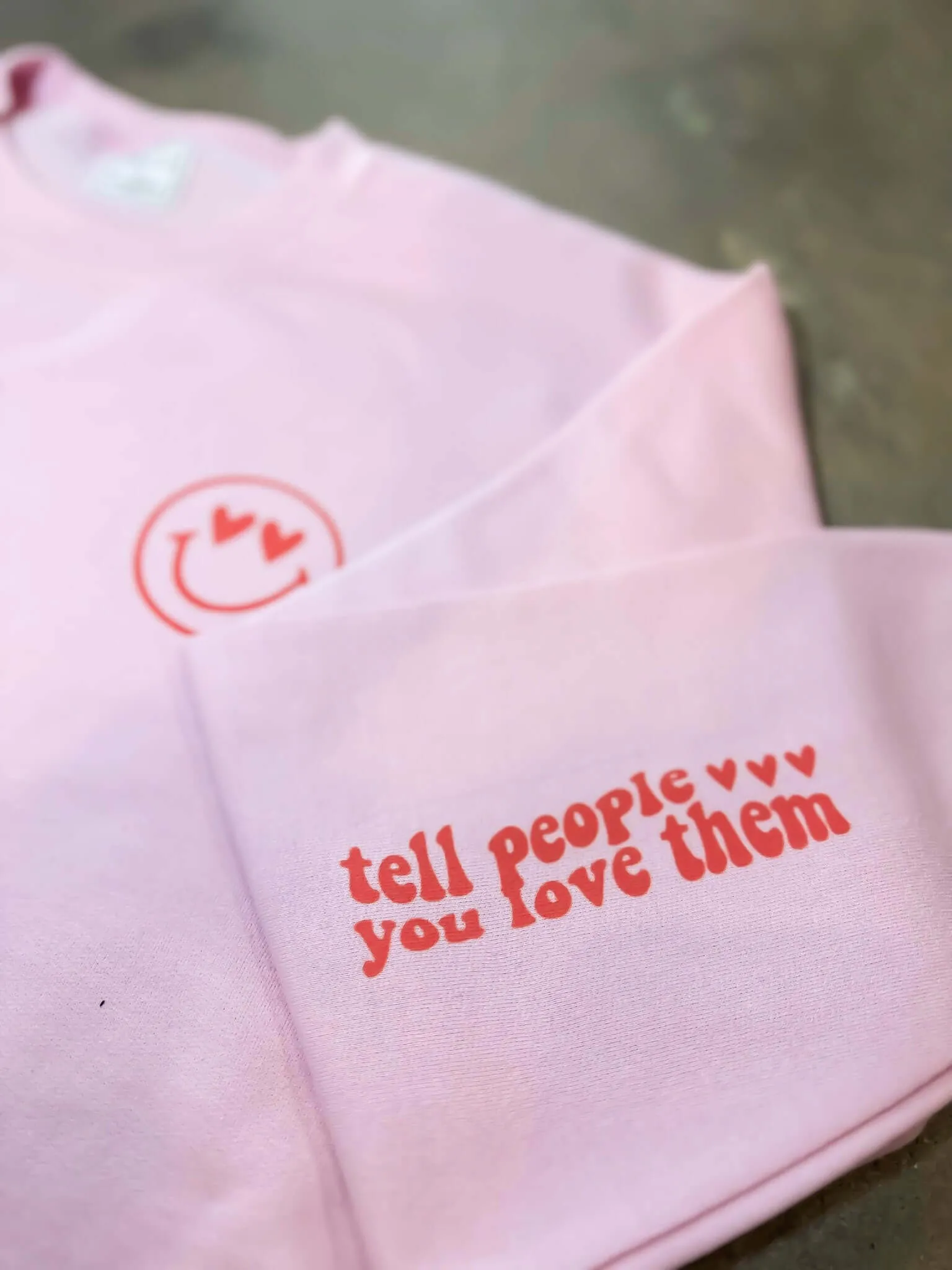 Love You More Graphic Sweatshirt