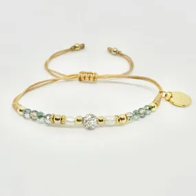 M&D Crystal Green Gradient Bracelet