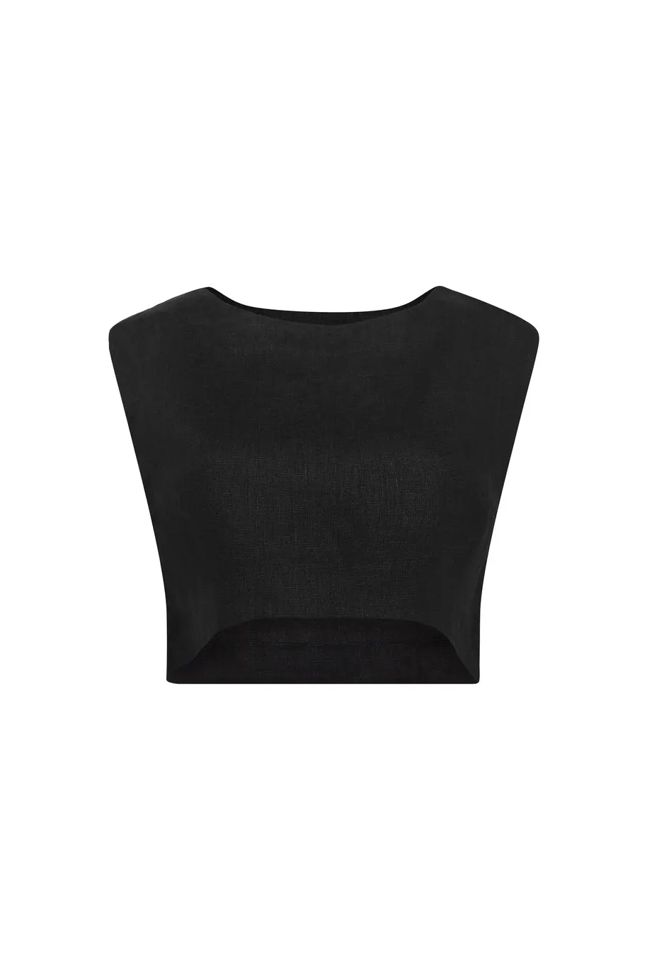 MARTINA CROP TOP - BLACK