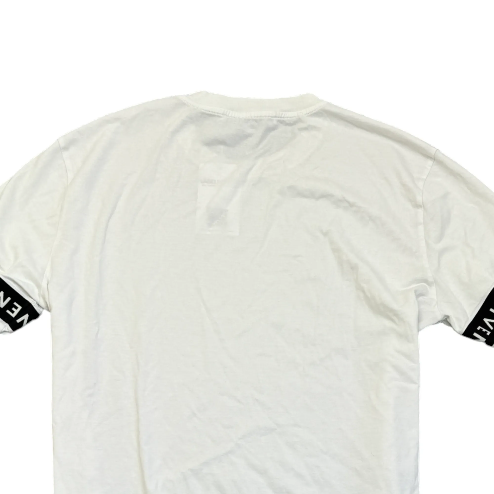 Men's Tape Logo T-Shirt White Size M