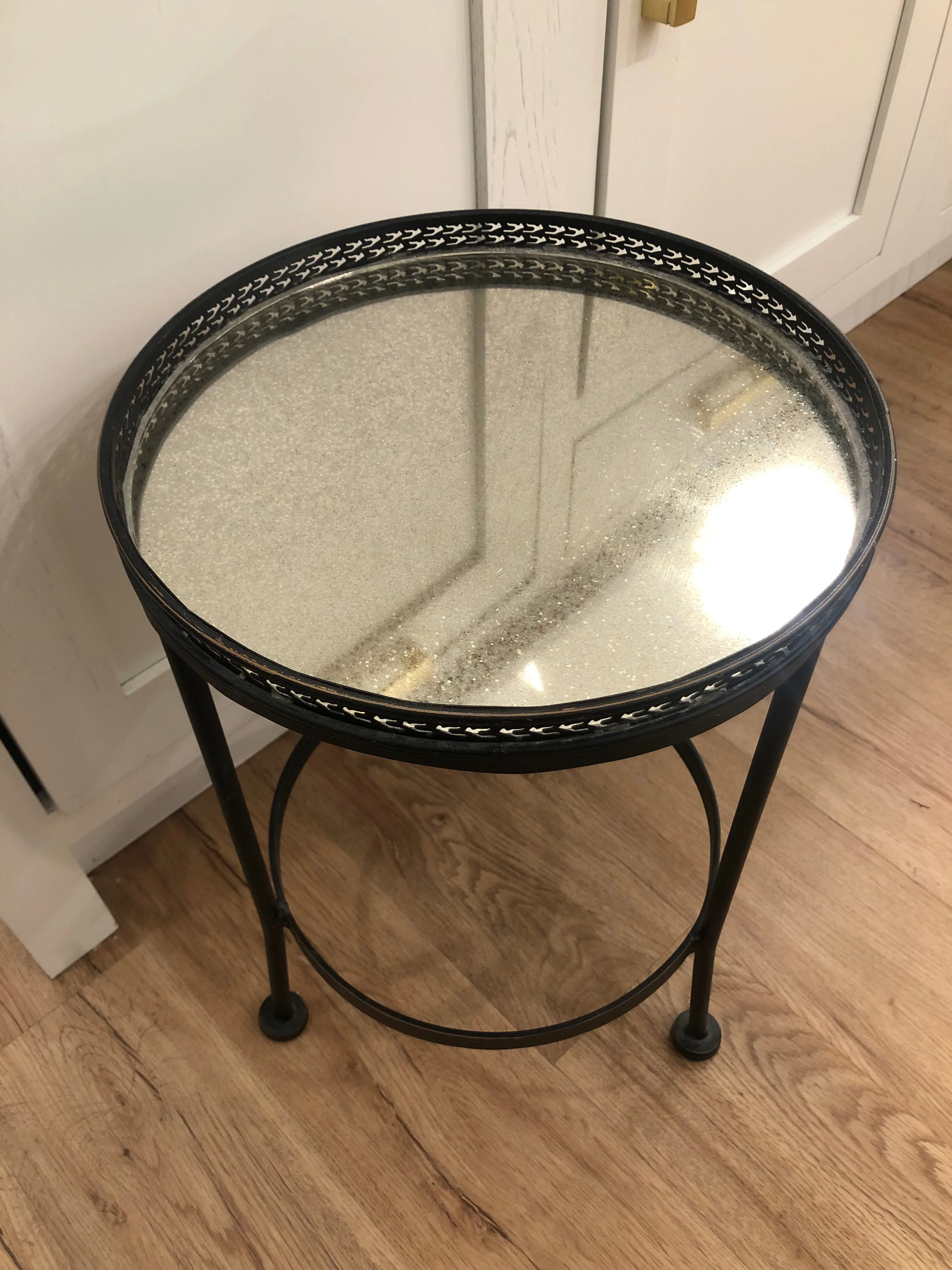 Mirrored Plant Stand