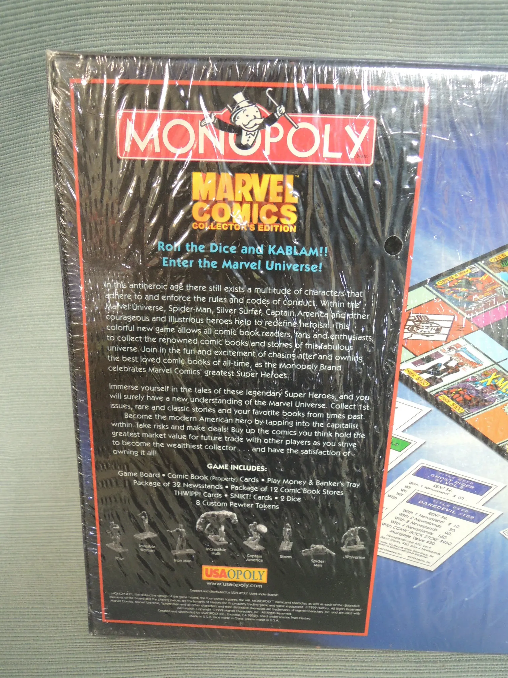 Monopoly Marvel Comics Collector's Edition - Brand New!