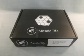 Mosaic Tile 1" White Hex with Black Dot - New in Box!