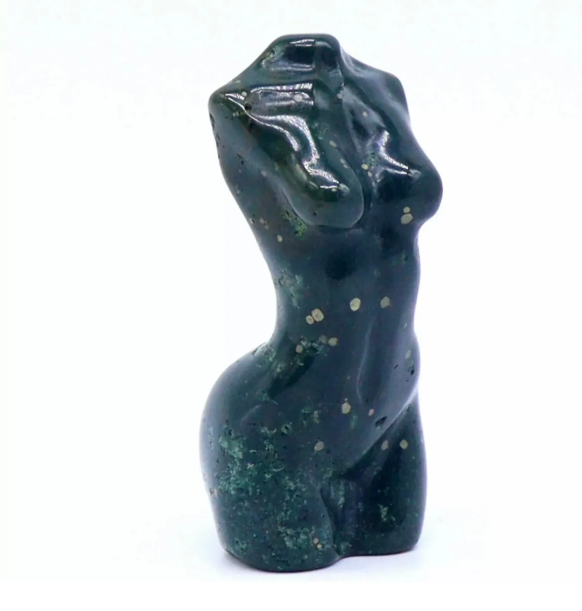 Natural Ocean Jasper Nude Female Body Figurine