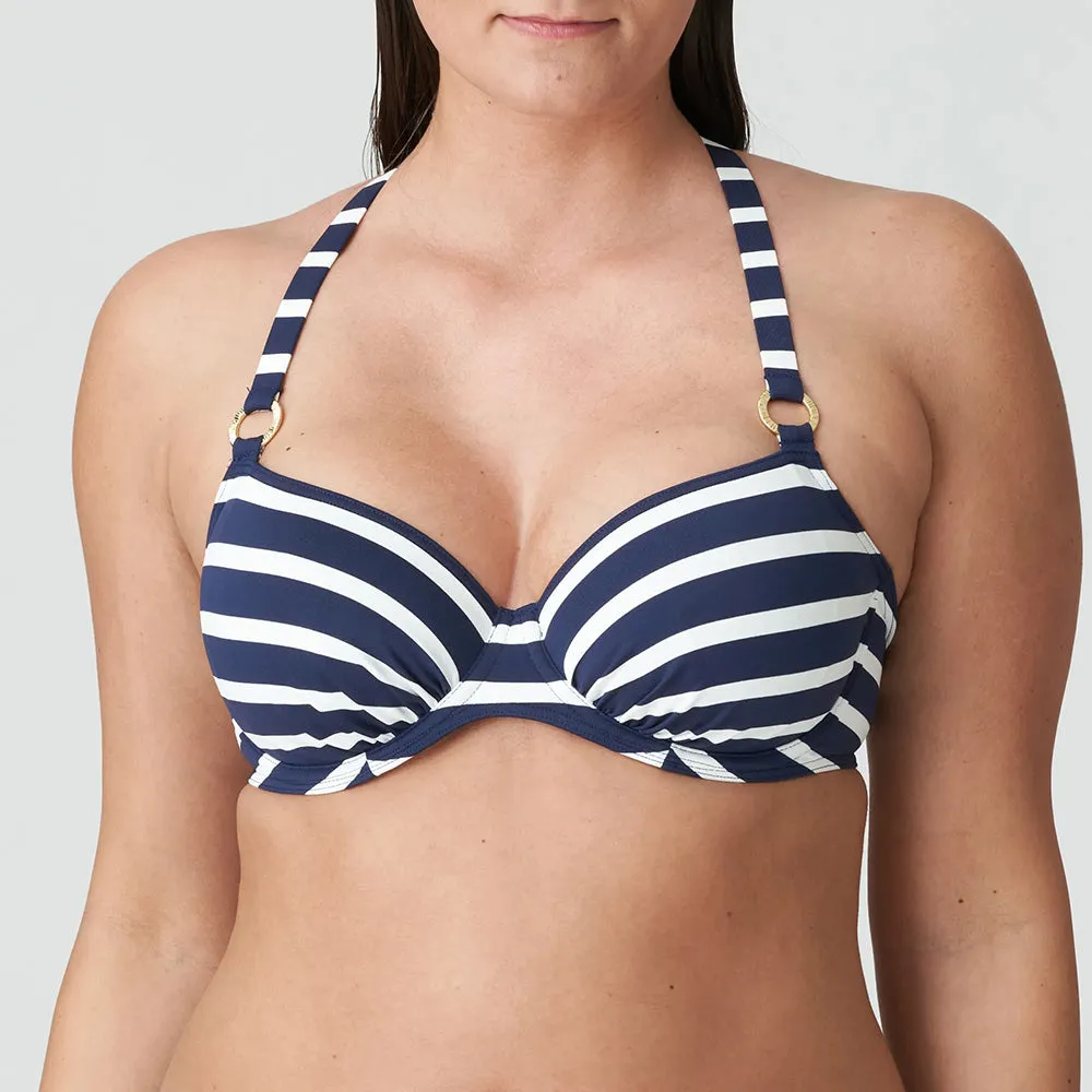 Nayarit Water Blue Full Cup Bikini Top