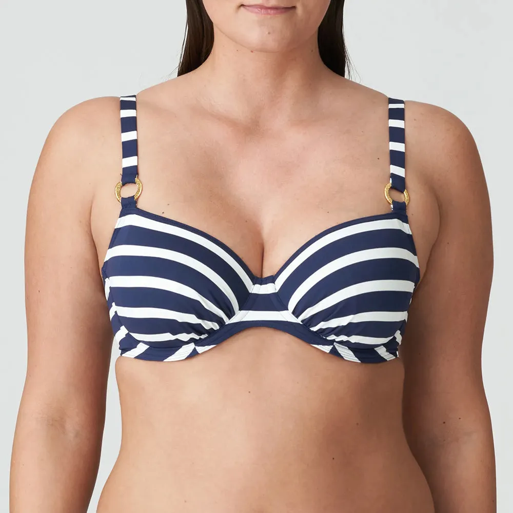 Nayarit Water Blue Full Cup Bikini Top