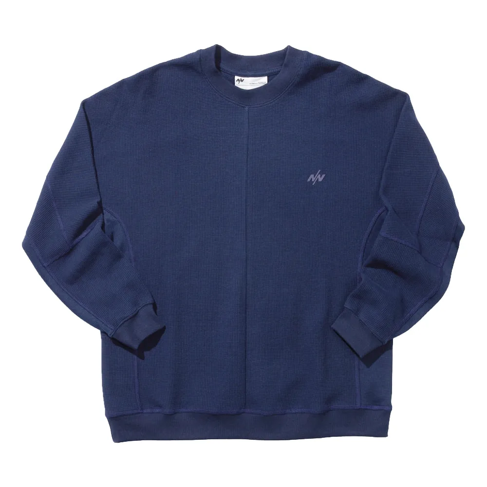 NINE POINT NINE D&N FIELD PULLOVER-NAVY