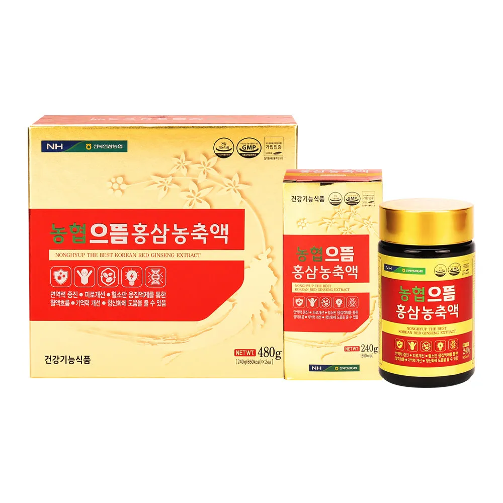 NONGHYUP The Best Korean Red ginseng Extract Heath supplements 480g