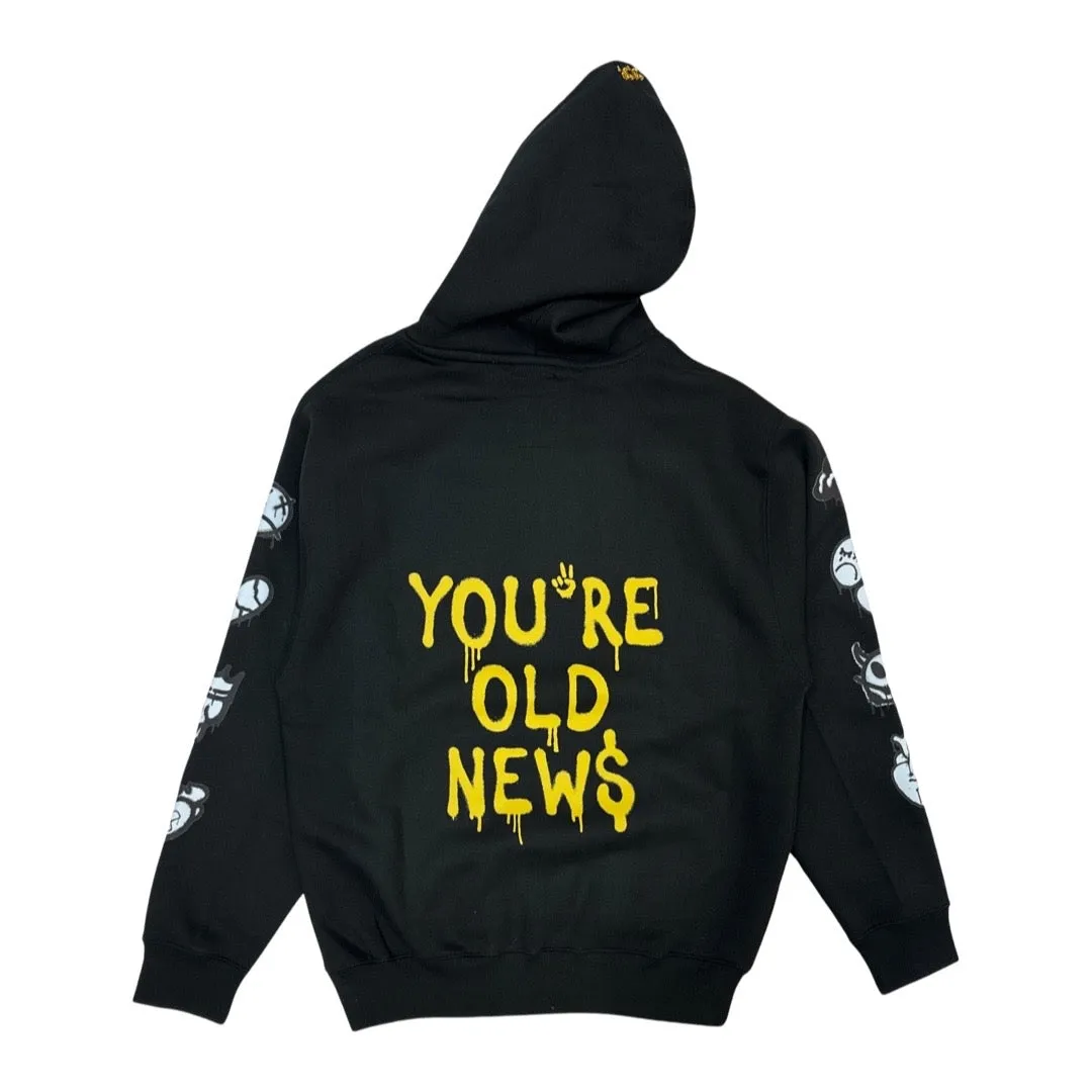 November Reine “Old News” Black Hoodie